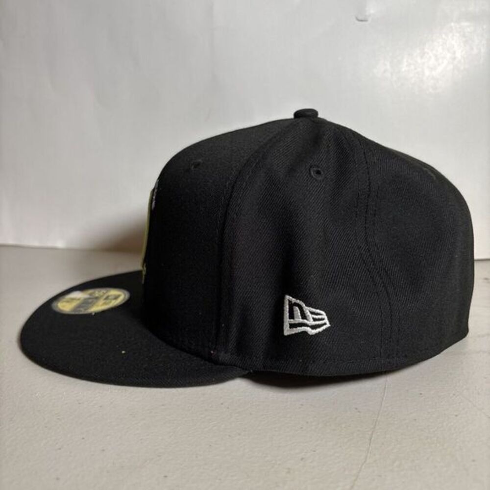New Era 59Fifty Golden State Warriors Black NBA Fitted Hat NEW‎ - 7 7/8 - Picture 2 of 7